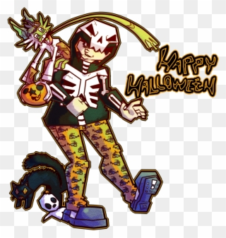 Happy Halloween You Dorks - Cartoon Clipart