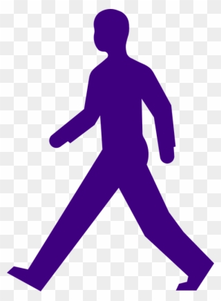 Male Runner Cliparts 19, Buy Clip Art - Man Walking Silhouette Png Transparent Png