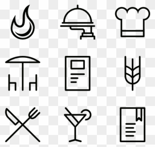 Chef Hat Icons Vector Art Graphics - Travel Icon Png Transparent Clipart