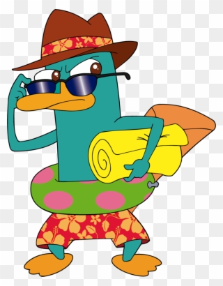Perry The Platypus In By Markdekabreak On - Perry The Platypus With Clothes Clipart