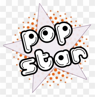 Popstar Cliparts - Pop Star Clipart Png Transparent Png