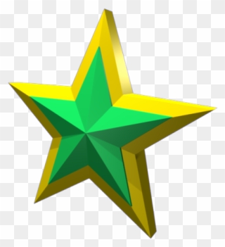 3d Star Images - Objects Shaped Like A Star Clipart