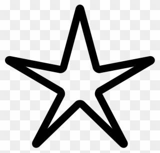 Star Svg Png Icon Free Download - Star Outline Clipart