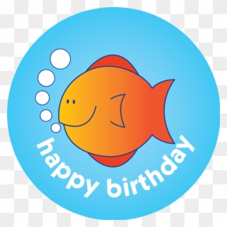 Clip For Free Download On Mbtskoudsalg - Happy Birthday Fish Clipart - Png Download