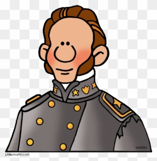 Thomas Clip Art - Thomas Stonewall Jackson Cartoon - Png Download