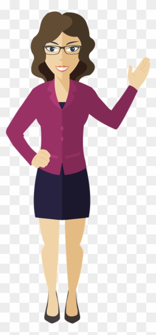Woman Presentation Business Woman Png Image - Vector Business Woman Png Clipart