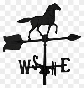 Horse Clipart Weathervane - Horse Weather Vane - Png Download