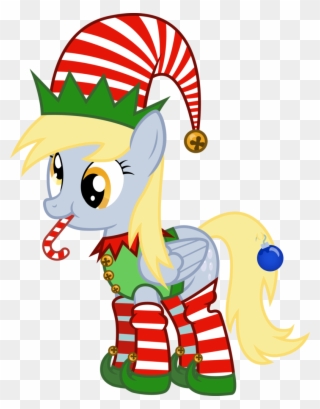 Derpy Hooves Rainbow Dash Vertebrate Clip Art Fictional - My Little Pony Christmas Derpy - Png Download