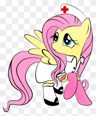 Fluttershy Pony Rarity Pinkie Pie Rainbow Dash Applejack - Fluttershy Nurse Clipart