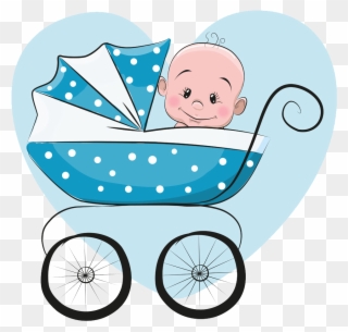 Cartoon Infant Illustration - Baby Boy Cartoon Clipart