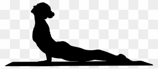 Gymnastics Silhouettes Transparent 6, Buy Clip Art - Yoga Black And White - Png Download