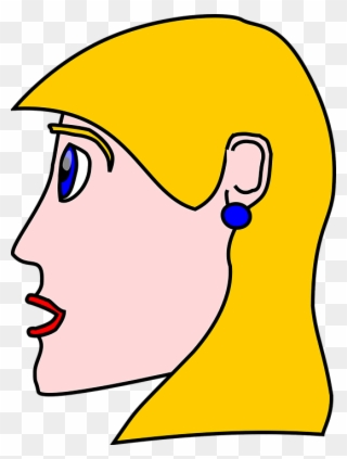 Collection Of Blonde Hair Cartoon Characters - Mädchen Kopf Clipart - Png Download