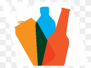 Bottle Clipart Garbage - Glass Bottle - Png Download