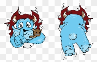Adorable Cartoon Monster Clipart