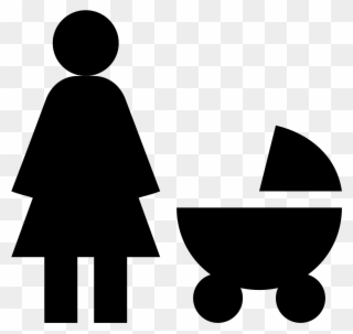 Stroller-icon - Mother Icon Png Clipart