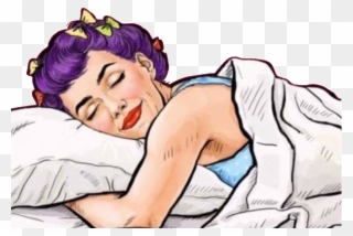 Woman Popart Women Sleep Freetoedit - Pop Art Sleeping Girl Clipart