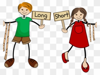 Long Clipart Long Short - Short And Tall Png Transparent Png