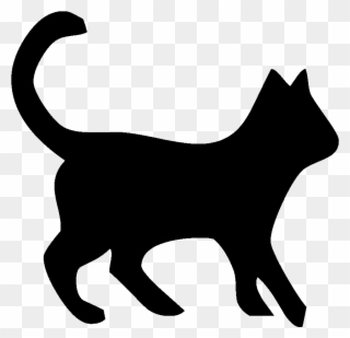 Donate To Bay Area Rescue - Black And White Cat Logo Clipart