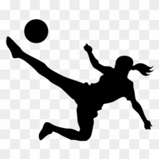 For More Information Contact Matthew Berrymatthewj@gmail - Girl Kicking Soccer Ball Silhouette Clipart