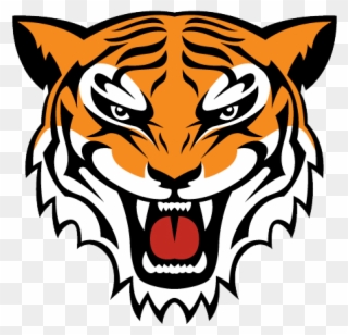 Varsity Girls Volleyball - Tiger Simple Drawing Clipart