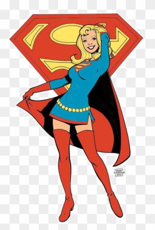 Supergirl Clip Superwoman - Super Girl Tshirts - Png Download