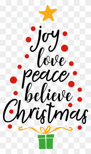 Christmas Vinyl, Christmas Quotes For Cards, Christmas - Joy Love Peace Svg Clipart