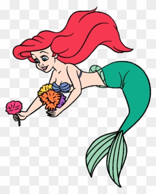 Little Mermaid Clip Galore - Png Download