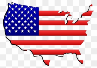 United States Of America Luxury Eyewear - America With American Flag Clipart