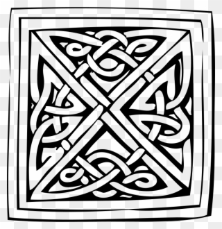 Celtic Knots Coloring Book Clipart