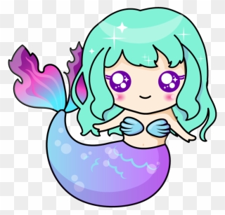 Kawaii Mermaid Clipart