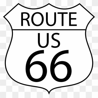 Get Notified Of Exclusive Freebies - Route 66 Sign Png Clipart