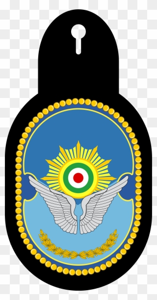 Air Specialty Course Badge - Portrait Miniature Clipart