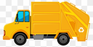 Rubbish Bins Waste Paper Baskets Clip Art - Different Colors Recycling Trucks - Png Download