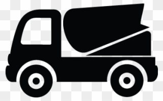 Tempo, Transport, Vehicle, Concrete Truck Icon - Heavy Vehicle Icon Png Clipart