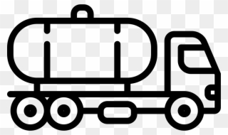 Tank Truck Comments - Over Dimensional Cargo Icon Clipart
