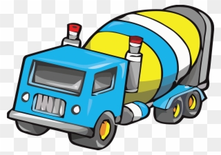 Banner Stock Cement Perspective Png Clipartly Com - Cement Truck Clip Art Transparent Png