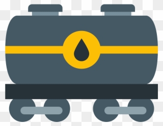 This Looks Like A Cylinder On Its Side - Petroleum Clipart