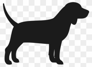 Beagle Svg Silhouette - Rottweiler Silueta Cabeza Clipart