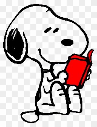 Graphic Freeuse Library Loves Very Much Books By Bradsnoopy - Snoopy Con Un Libro Clipart