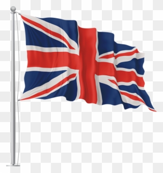 United Kingdom Waving Flag Png Image - United Kingdom Flag Png Clipart