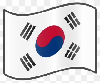 Pin Korea Flag Clip Art - South Korea Flag Png Transparent Png