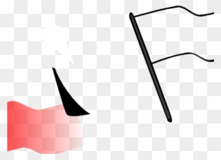 Flag Clipart Outline - Png Download