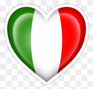 "italian Heart Flag" Stickers By Jeff Bartels Redbubble - Emblem Clipart