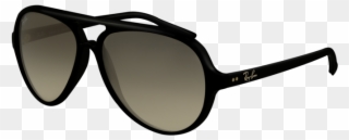 Ray-ban Cats 5000 Shiny Black 601/32 - Ray Ban Sunglasses Plastic Aviator Clipart