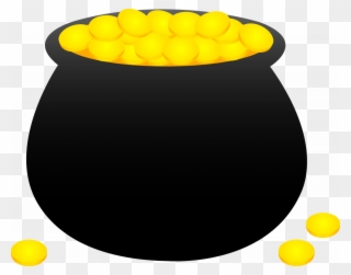 Excellent Pot Of Gold Picture Cartoon Clipart - Pot Of Gold - Png Download