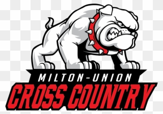 Coed Middle School Cross Country, Coed Varsity Cross - Milton Union High School Bulldogs Clipart