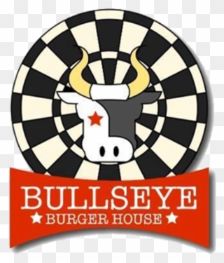 Bullseye Burger House Delivery - Darts Clipart