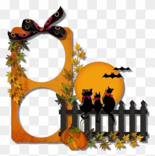 Tubes Halloween Cadres - Halloween Pumpkins Pic Frames Clipart