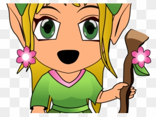 Chibi Clipart Fairy - Elf - Png Download