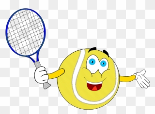 Softball Cartoon Pictures 16, Buy Clip Art - Tennis Comic - Png Download